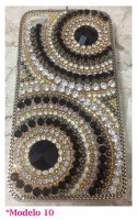 Capinha com pedraria e strass - Modelo 10 - Galaxy S4/S3